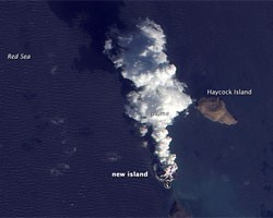 В Красном море близ Йемена родился новый остров