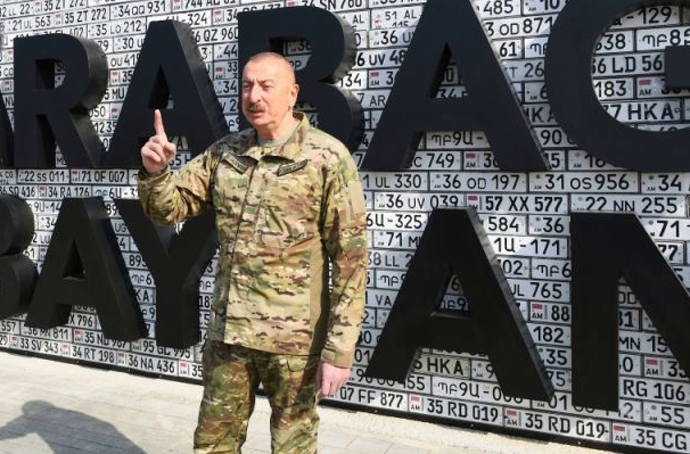 Ильхам Алиев объявил о намерениях вернуть Азербайджану южную частью Армении