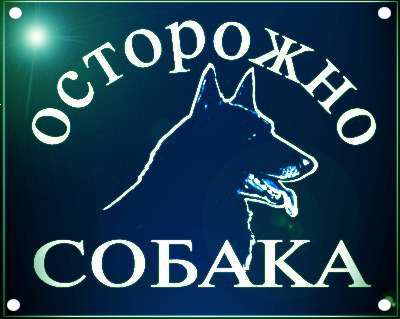 Осторожно собака!