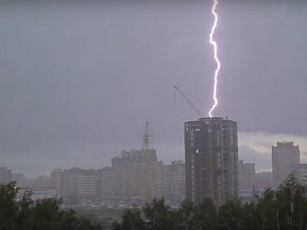 Торнадо и мощный циклон в Омской области
