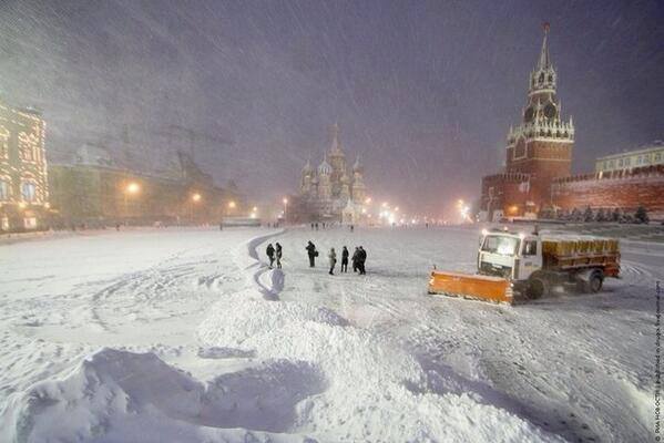 В Москве зафиксирован рекордно мощный снегопад в истории метеонаблюдений