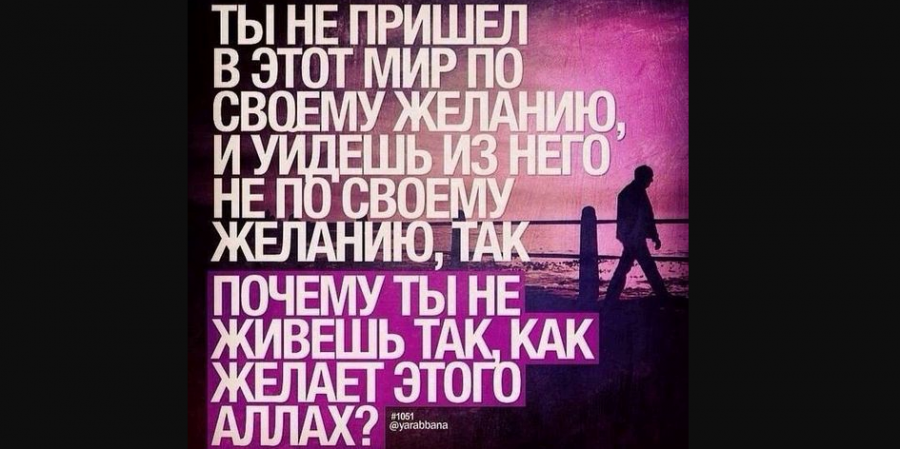 Живите так, чтобы был доволен Аллах!