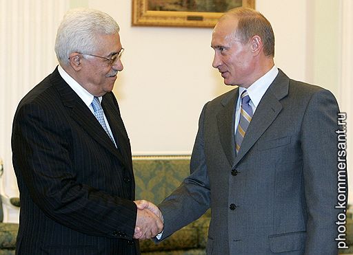 Путин пообещал палестинцам поддержку в создании их государства
