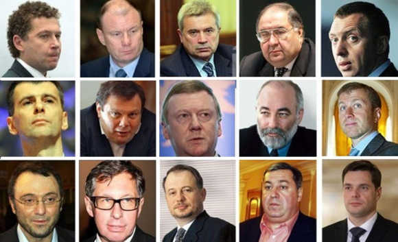 За день 50 самых богатых россиян потеряли почти 12 млрд долларов