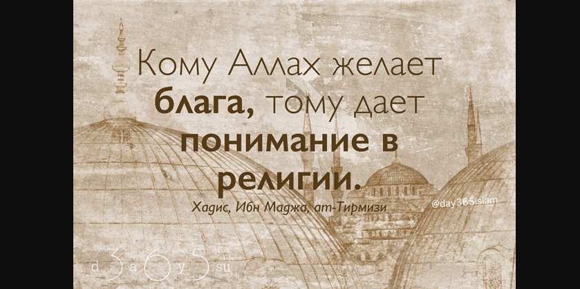 Аллах приводит к пониманию религии того, кому желает блага и внушает ему (следовать) по прямому пути