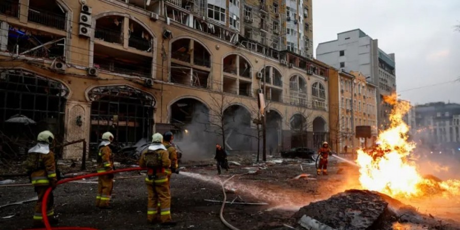 Посольство Албании пострадало в Киеве...