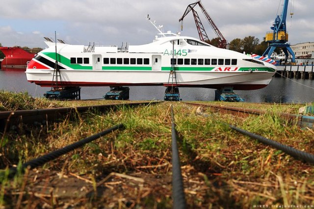 На Зеленодольском судостроительном заводе спущено на воду скоростное судно для Объединенных Арабских Эмиратов 