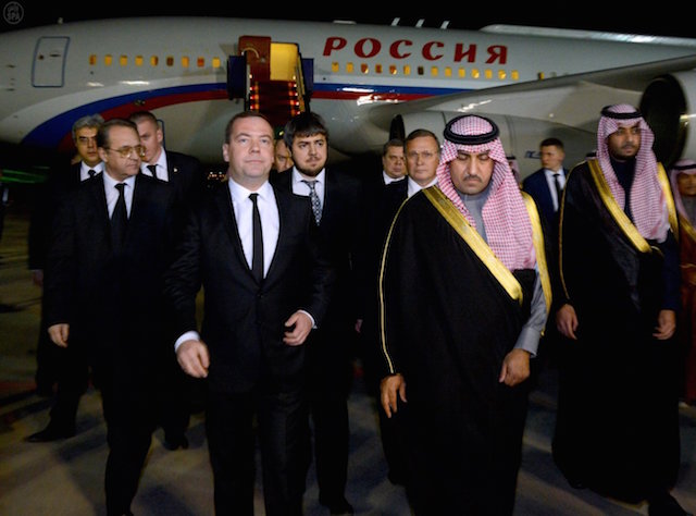 Медведев прибыл в Саудию