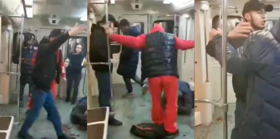 Трое приезжих дагестанцев зверски избили в метро парня