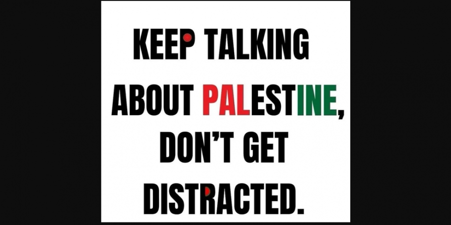 Продолжайте говорить о Палестине, не отвлекайтесь!.. / Vazhdoni tё flisni Pёr Palestinёn, mos u shpёrqendroni!..