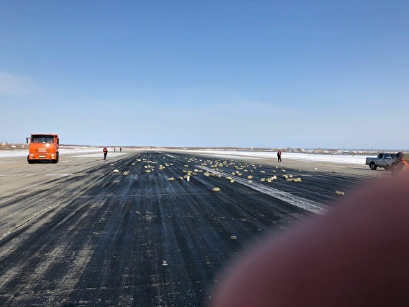 В Якутии из АН-12 при взлете на землю выпали десятки слитков золота на 21,6 млрд рублей