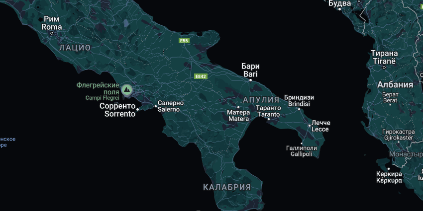 В Италии нарастает активность землетрясений на Флегрейских полях...