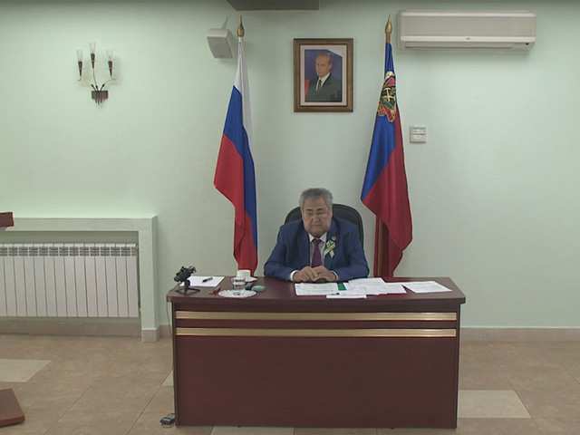 Аман Тулеев впервые выступил в эфире ТВ