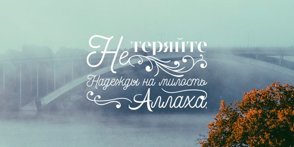 Надейтесь только на Аллаха