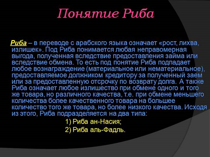 Проценты в немусульманских странах